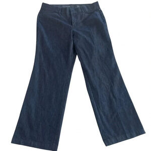 Dockers Dark Denim Stretch Waist Trouser Pants  • Size 14 Petite